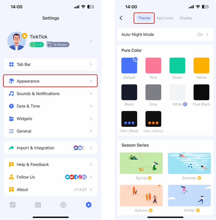 اپ برنامه ریزی تیک تیک
